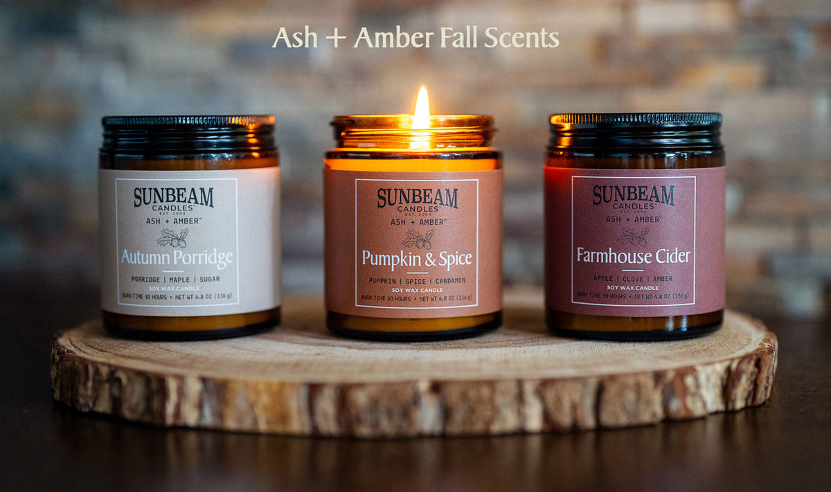 Fall Candle Scents: Soy & Beeswax Guide | Sunbeam Candles