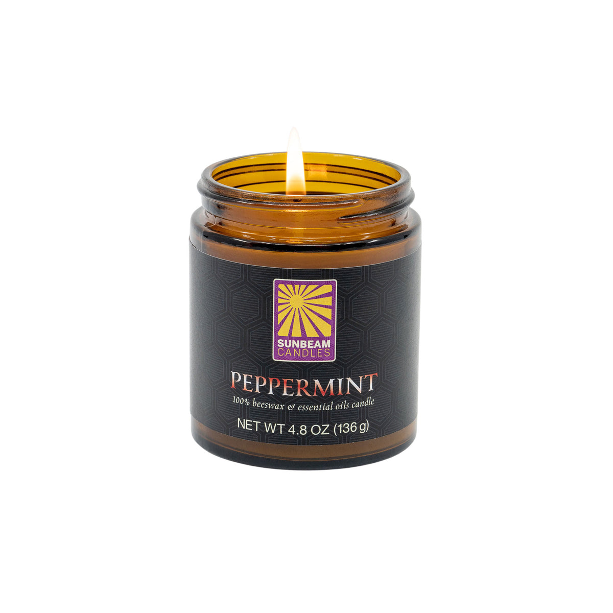 Natural-Handcrafted-non-toxic-Scented-essential-oils-aromatherapy-100%-Beeswax-Candle-emergency-highest-rated-long-burning-trending-home-gifts-amber-glass-jar-container-peppermint-christmas-holiday