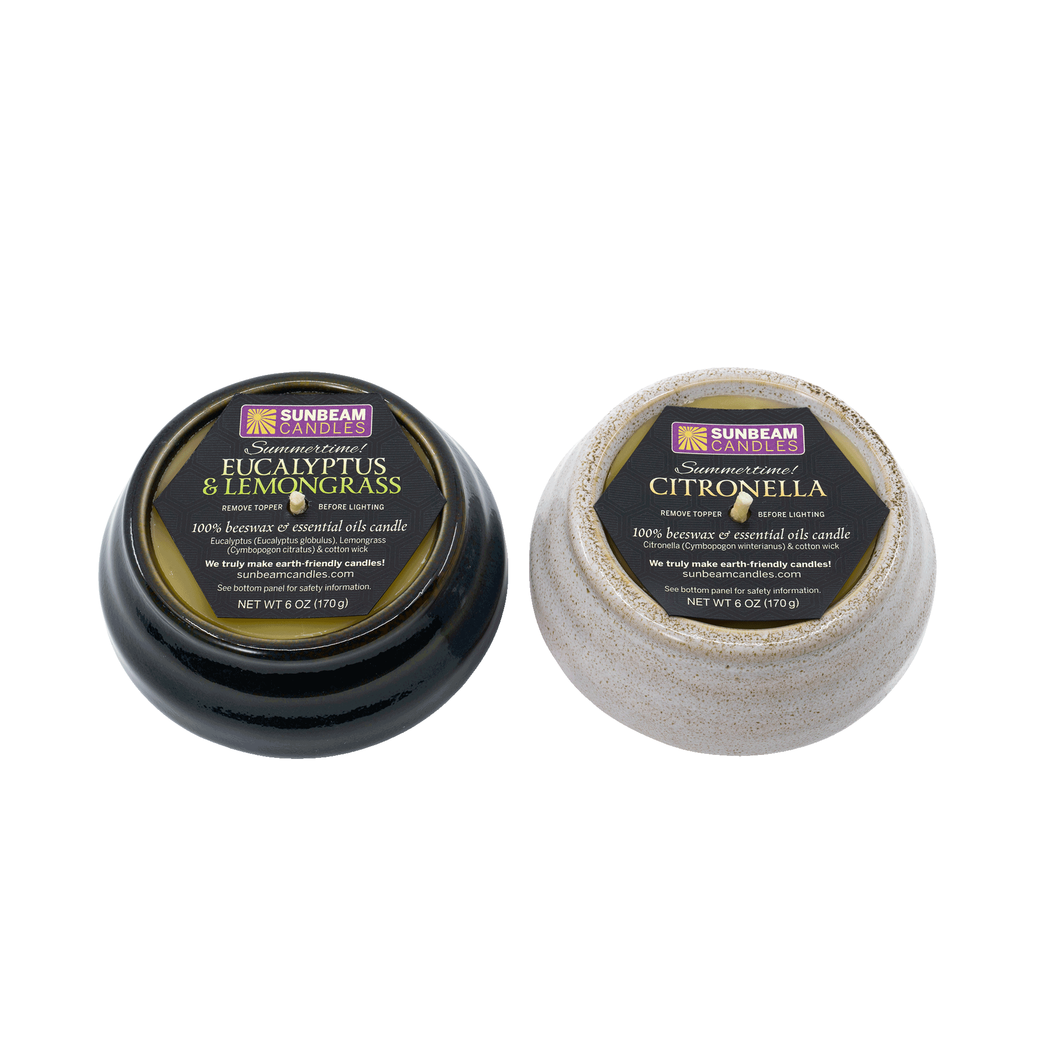 Natural-Handcrafted-non-toxic-Scented-essential-oils-aromatherapy-100%-Beeswax-Candle-emergency-highest-rated-long-burning-unique-trending-home-gifts-ceramic-vessel-container-eucalyptus-lemongrass-anti-bug-bug-repellant-summertime!-citronella