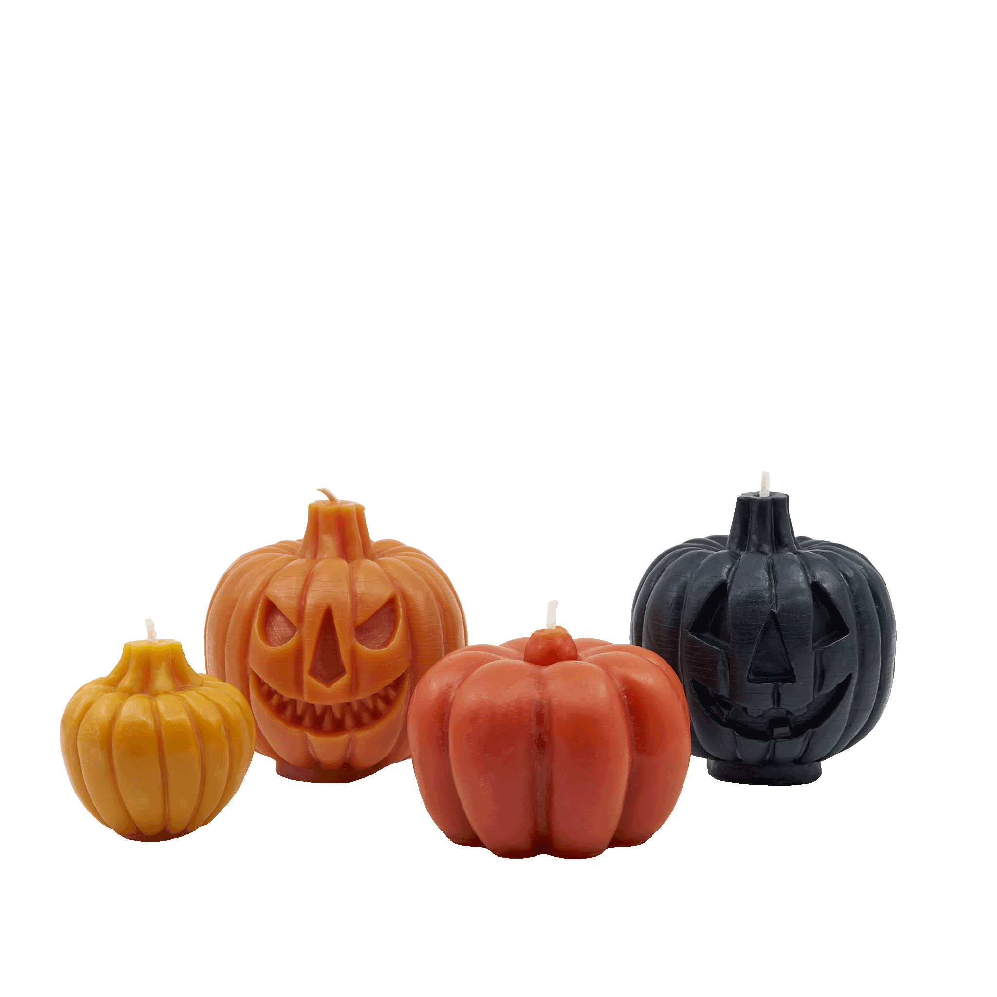 Natural-black-Handcrafted-non-toxic-Unscented-100%-Beeswax-Candle-emergency-highest-rated-long-burning-carved-sculpted-jack-o-lantern-pumpkin-halloween-unique-trending-home-gifts-fall-spooky-orange-pumpkin