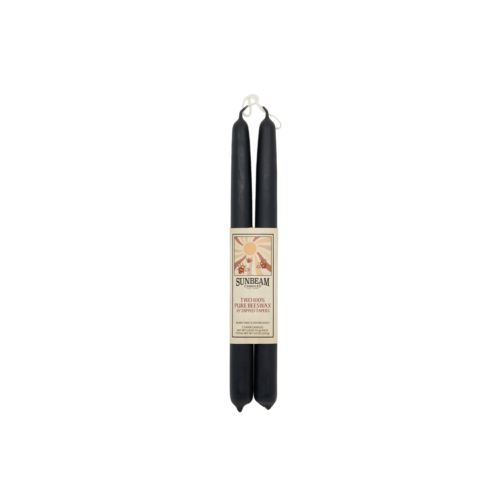 10" Dipped Tapers - Wick-Tied Wrapped Pairs (6 pairs/case)