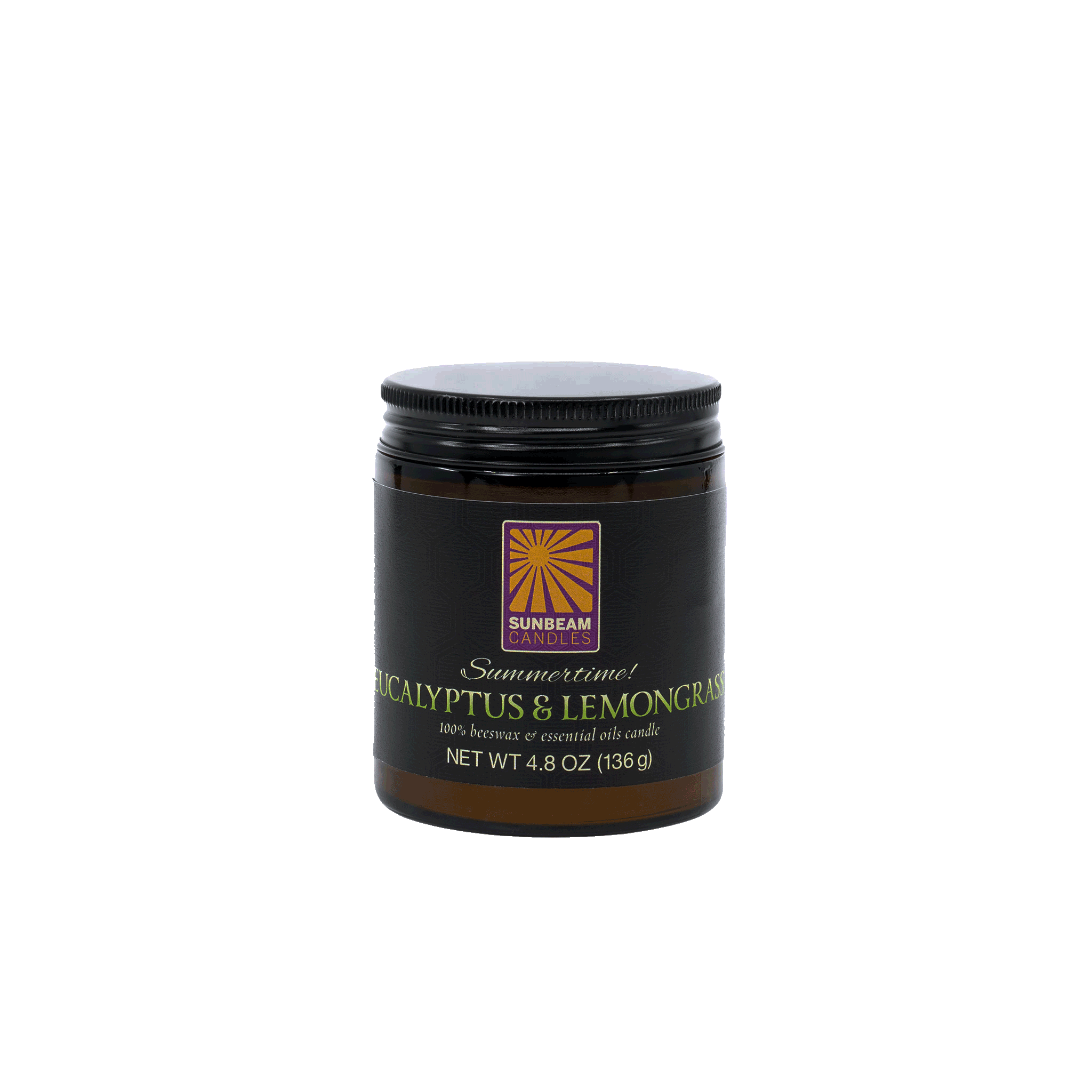 Natural-Handcrafted-non-toxic-Scented-essential-oils-aromatherapy-100%-Beeswax-Candle-emergency-highest-rated-long-burning-unique-trending-home-gifts-amber-glass-jar-container-eucalyptus-lemongrass-anti-bug-bug-repellant-summertime!