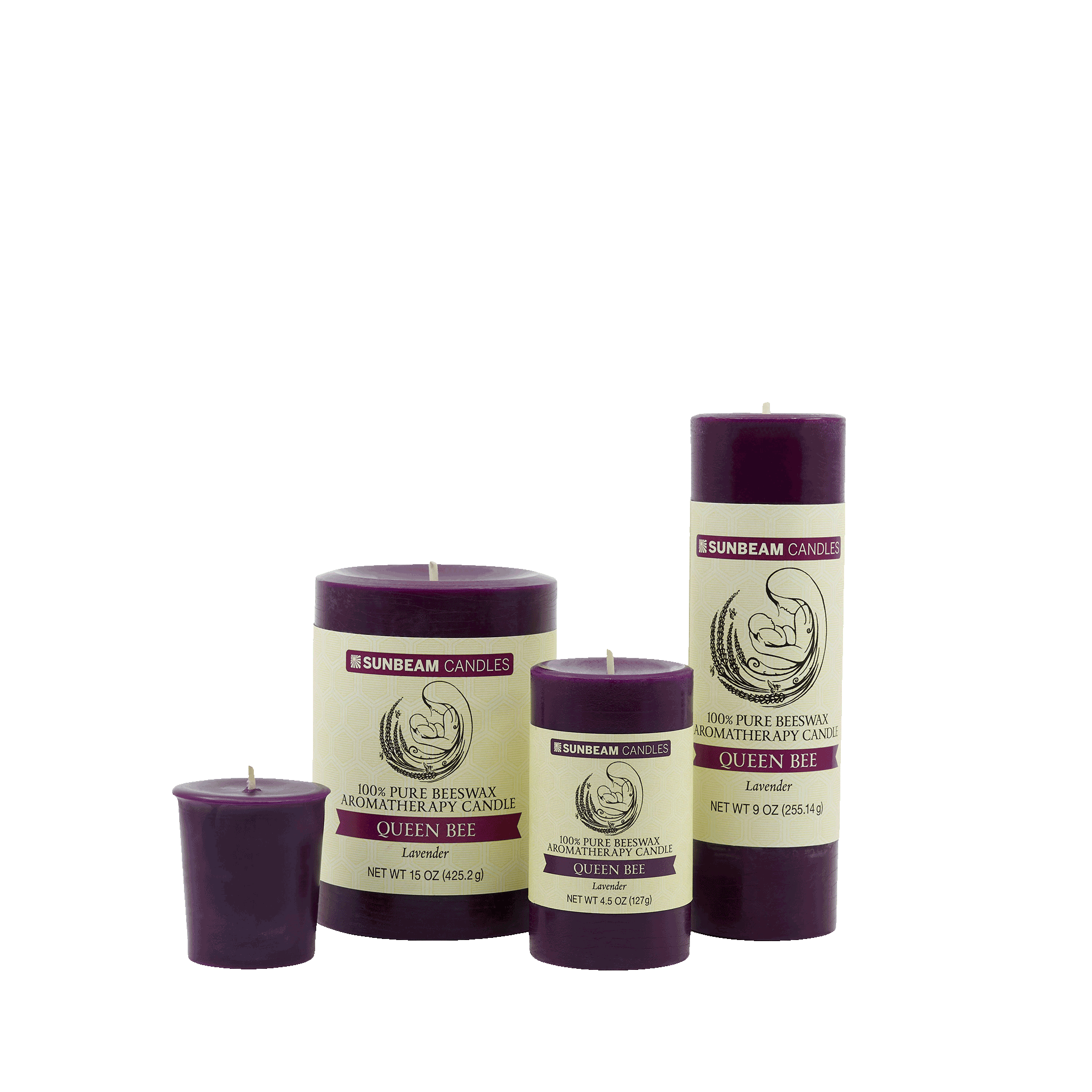 Natural-Handcrafted-non-toxic-Scented-essential-oils-aromatherapy-100%-Beeswax-Candle-emergency-highest-rated-long-burning-unique-trending-home-gifts-lavender-mothers-day-queen-bee-votive