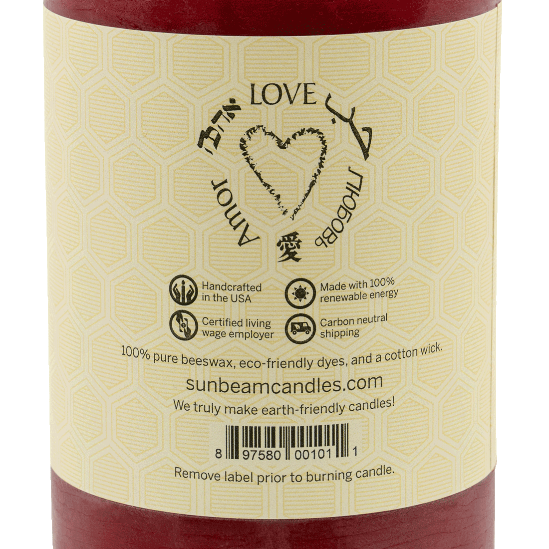 Natural-Red-Pure-Smooth-Valentines-non-toxic-Unscented-100_-Beeswax-Unscented-Pillar-Candle-3x4-emergency-highest-rated-long-burning-unique-trending-home-gifts