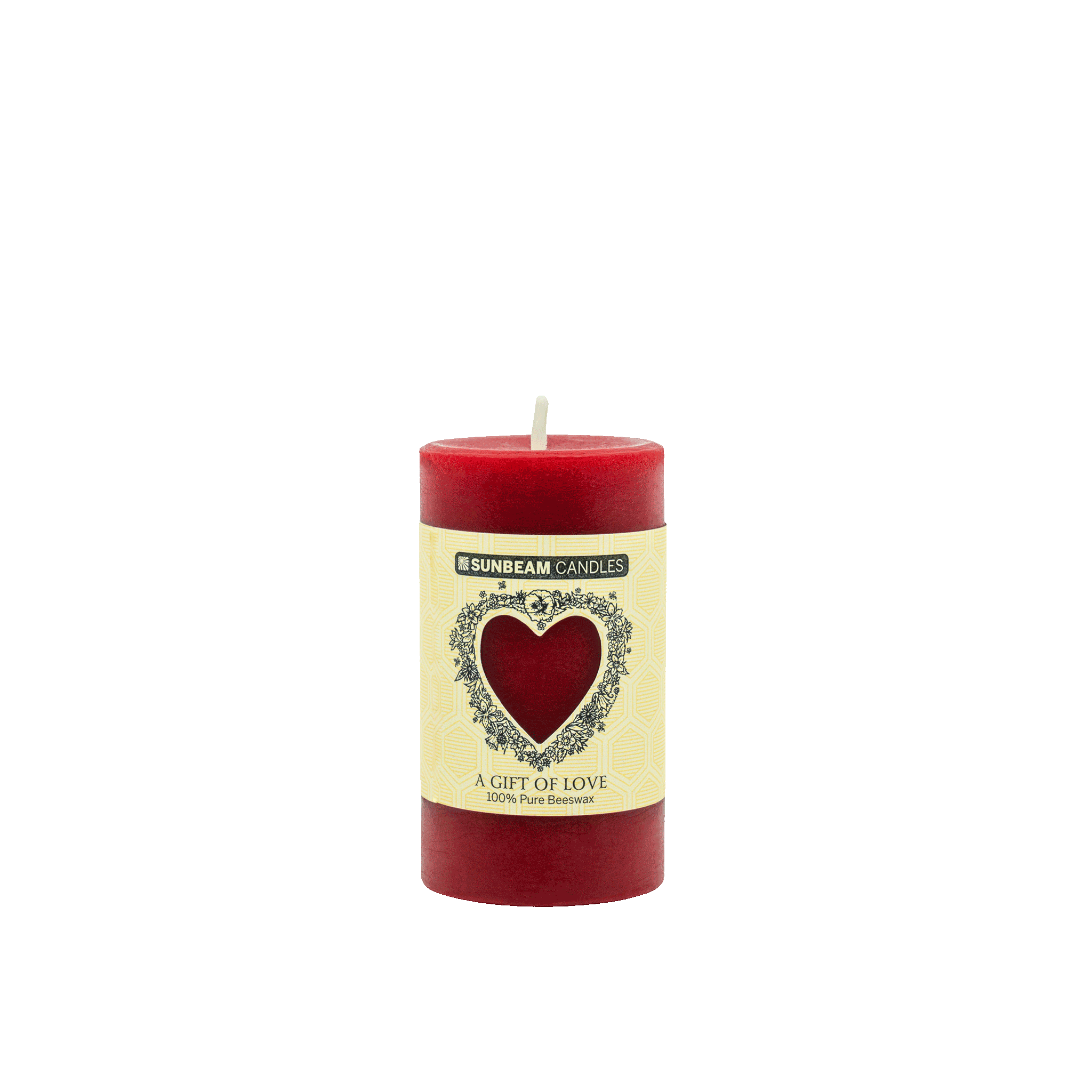 Natural-Red-Smooth-Pure-Valentines-non-toxic-Unscented-100%-Beeswax-Unscented-Pillar-Candle-2x3-emergency-highest-rated-long-burning-unique-trending-home-gifts