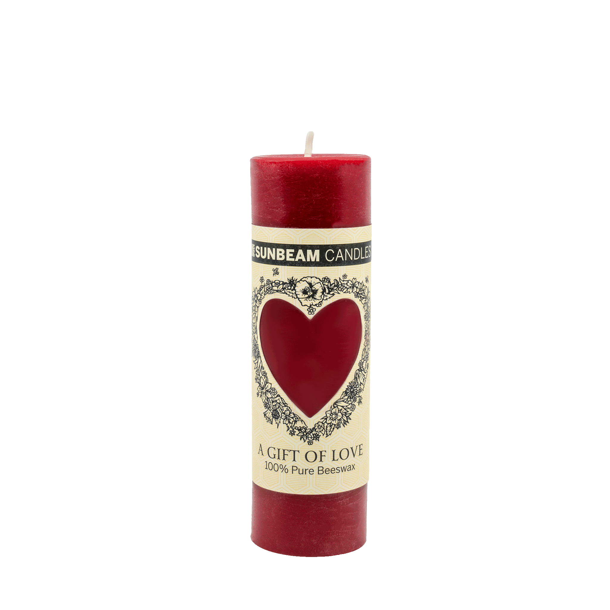 Natural-Red-Smooth-Pure-Valentines-non-toxic-Unscented-100%-Beeswax-Unscented-Pillar-Candle-2x6-emergency-highest-rated-long-burning-unique-trending-home-gifts