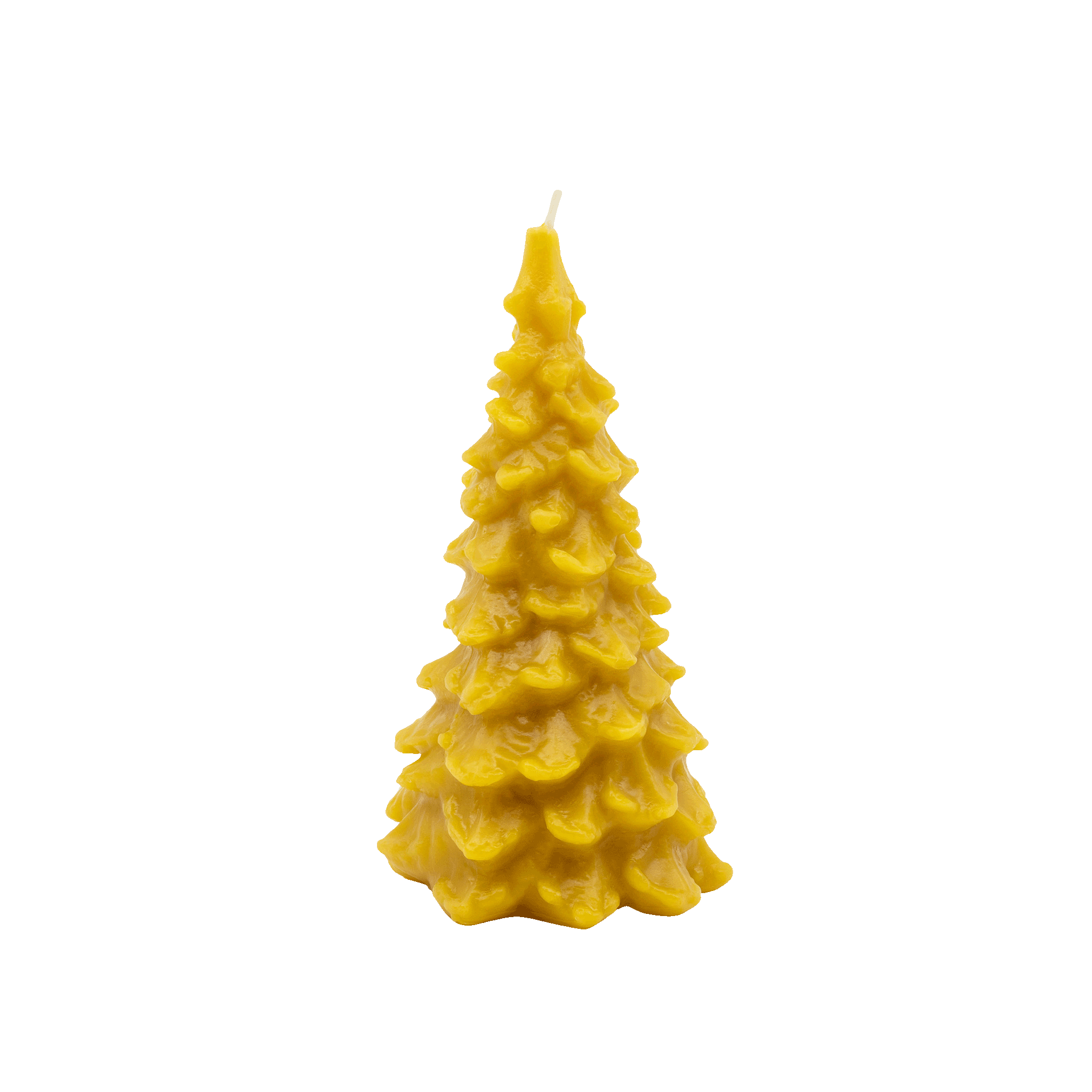 Natural-gold-yellow-Handcrafted-non-toxic-Unscented-100%-Beeswax-Candle-emergency-highest-rated-long-burning-carved-sculpted-evergreen-tree-christmas-unique-trending-home-gifts