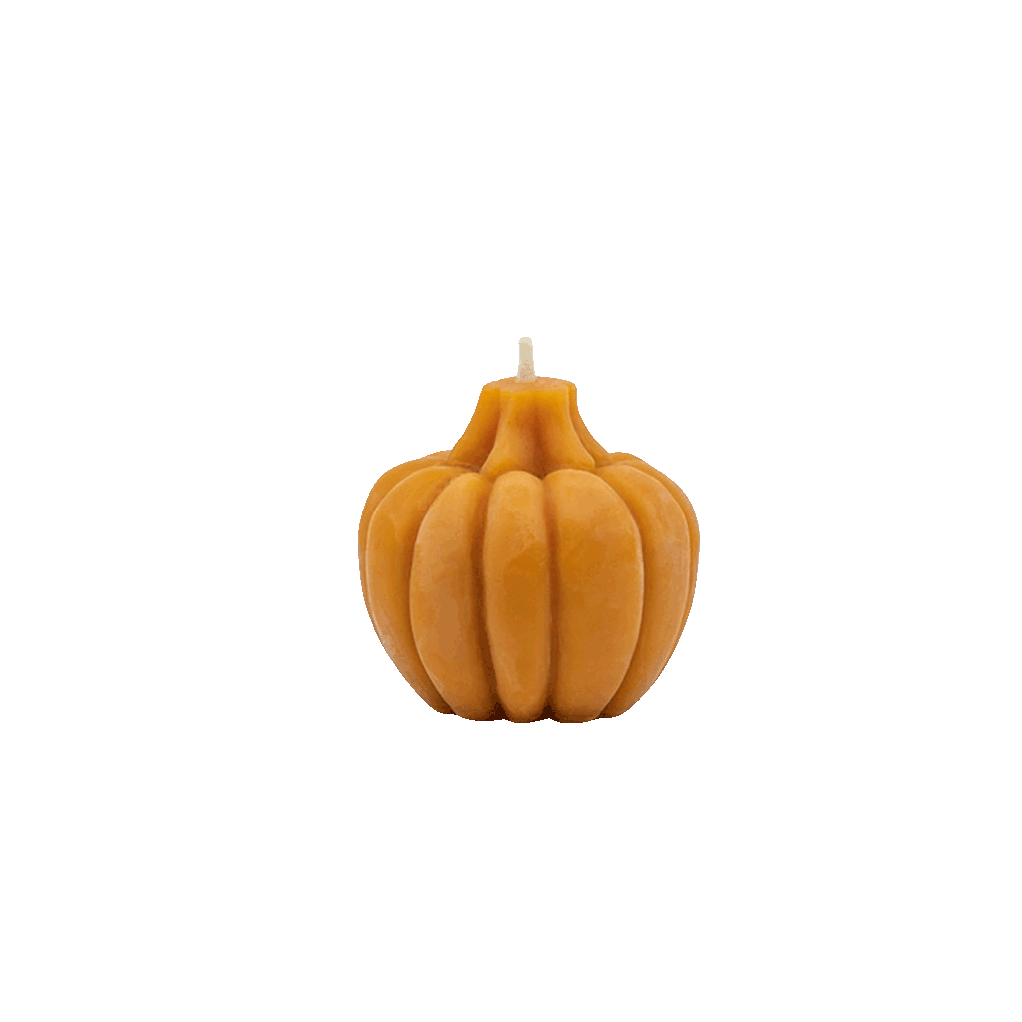 Natural-orange-Handcrafted-non-toxic-Unscented-100%-Beeswax-Candle-emergency-highest-rated-long-burning-carved-sculpted-halloween-small-pumpkin-thanksgiving-fall-unique-trending-home-gifts