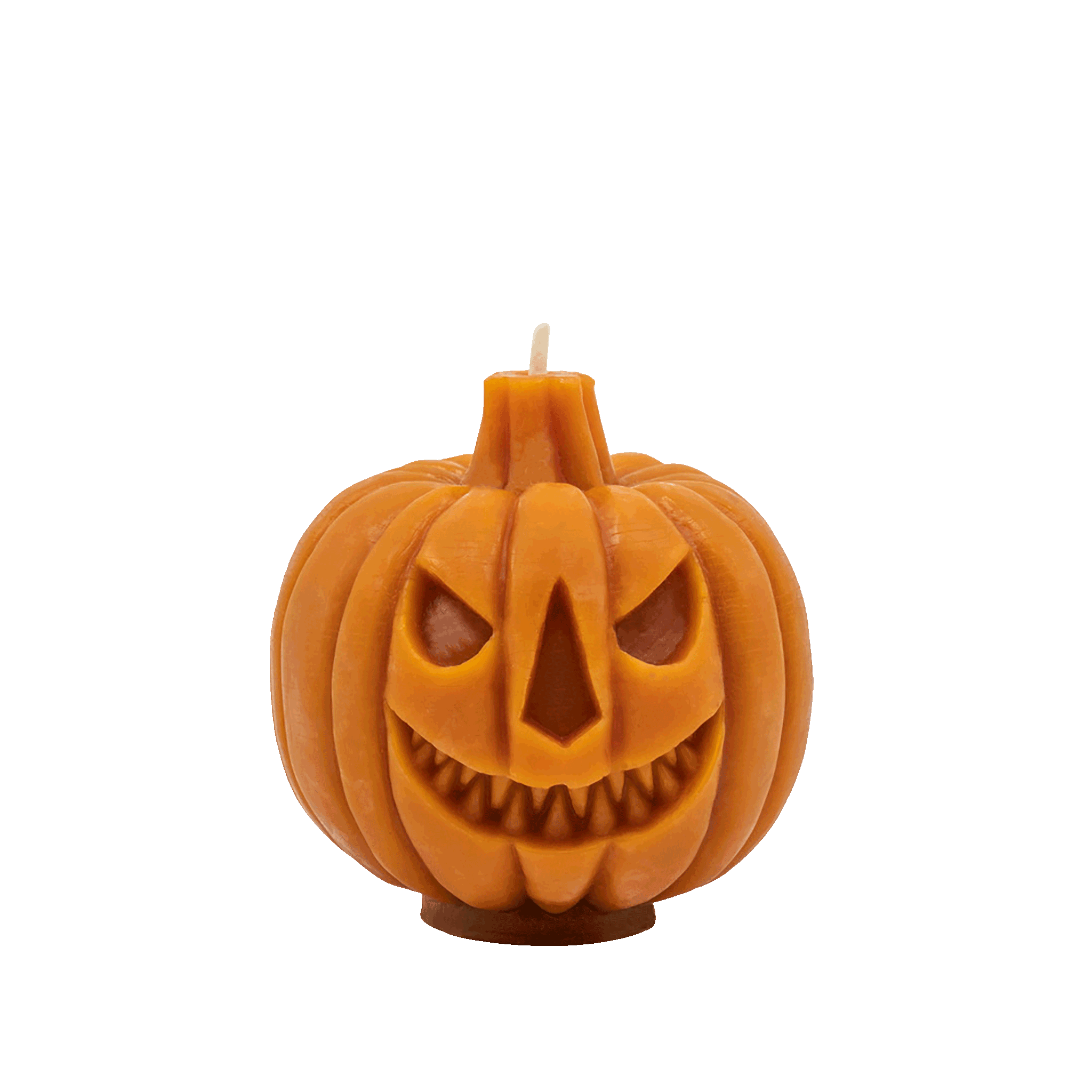 Natural-orange-Handcrafted-non-toxic-Unscented-100%-Beeswax-emergency-highest-rated-long-burning-carved-sculpted-jack-o-lantern-candle-halloween-unique-trending-home-gifts-pumpkin-fall-spooky