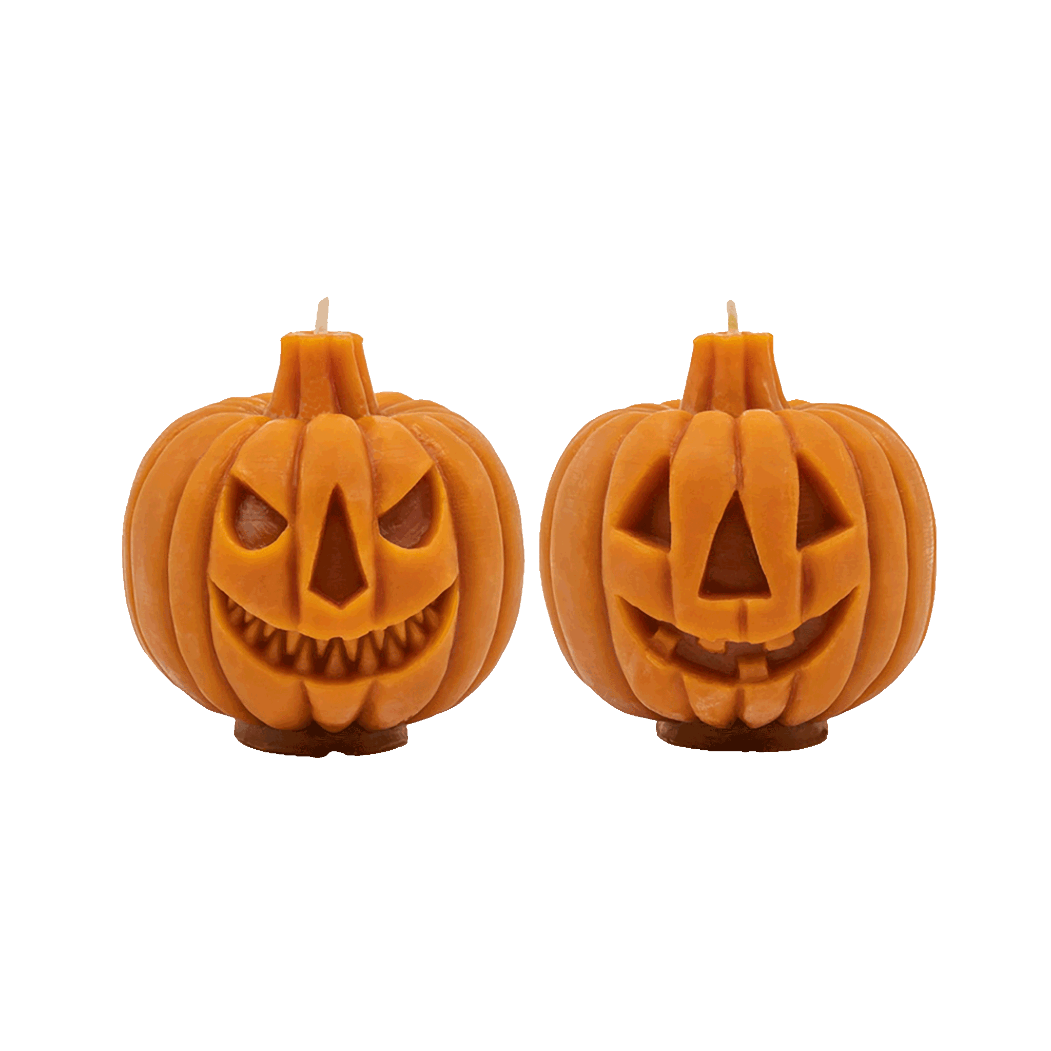 Natural-orange-Handcrafted-non-toxic-Unscented-100_-Beeswax-highest-rated-long-burning-carved-sculpted-jack-o-lantern-candle-halloween-unique-trending-home-gifts-pumpkin-fall-spooky