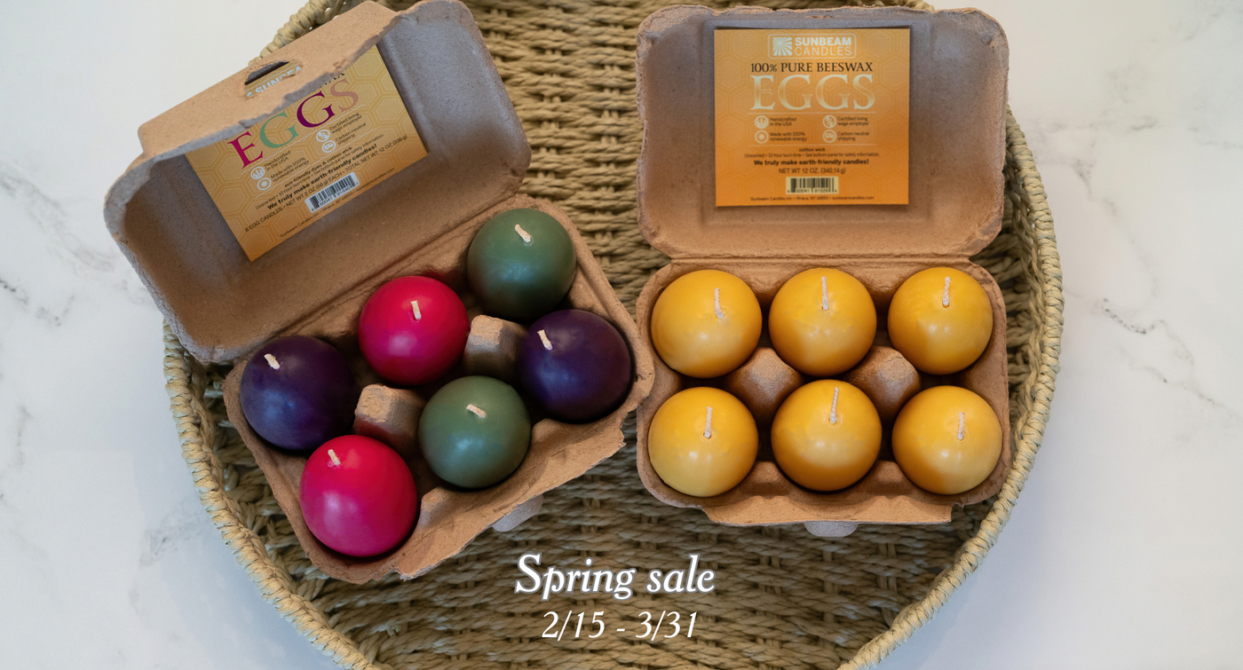 Sunbeam spring sale, mini eggs