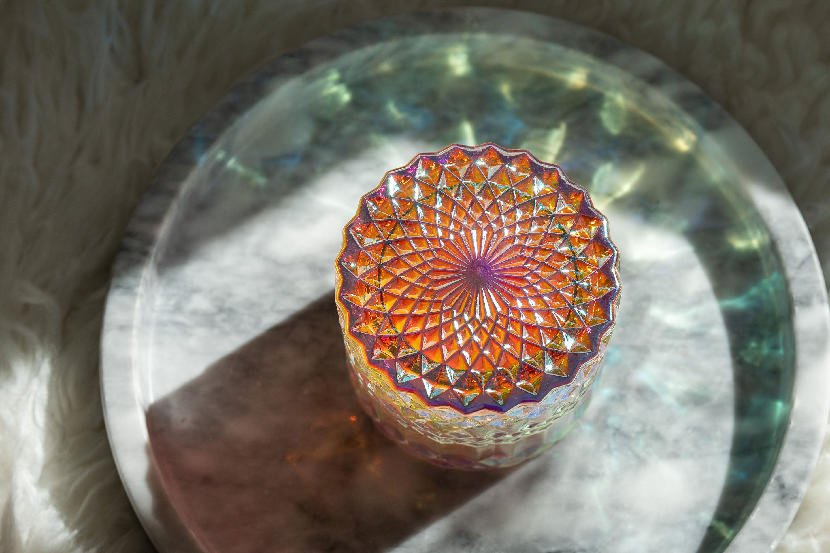 Dusk Container Candle - Yuzu, Sandalwood & Zest Naturally Scented