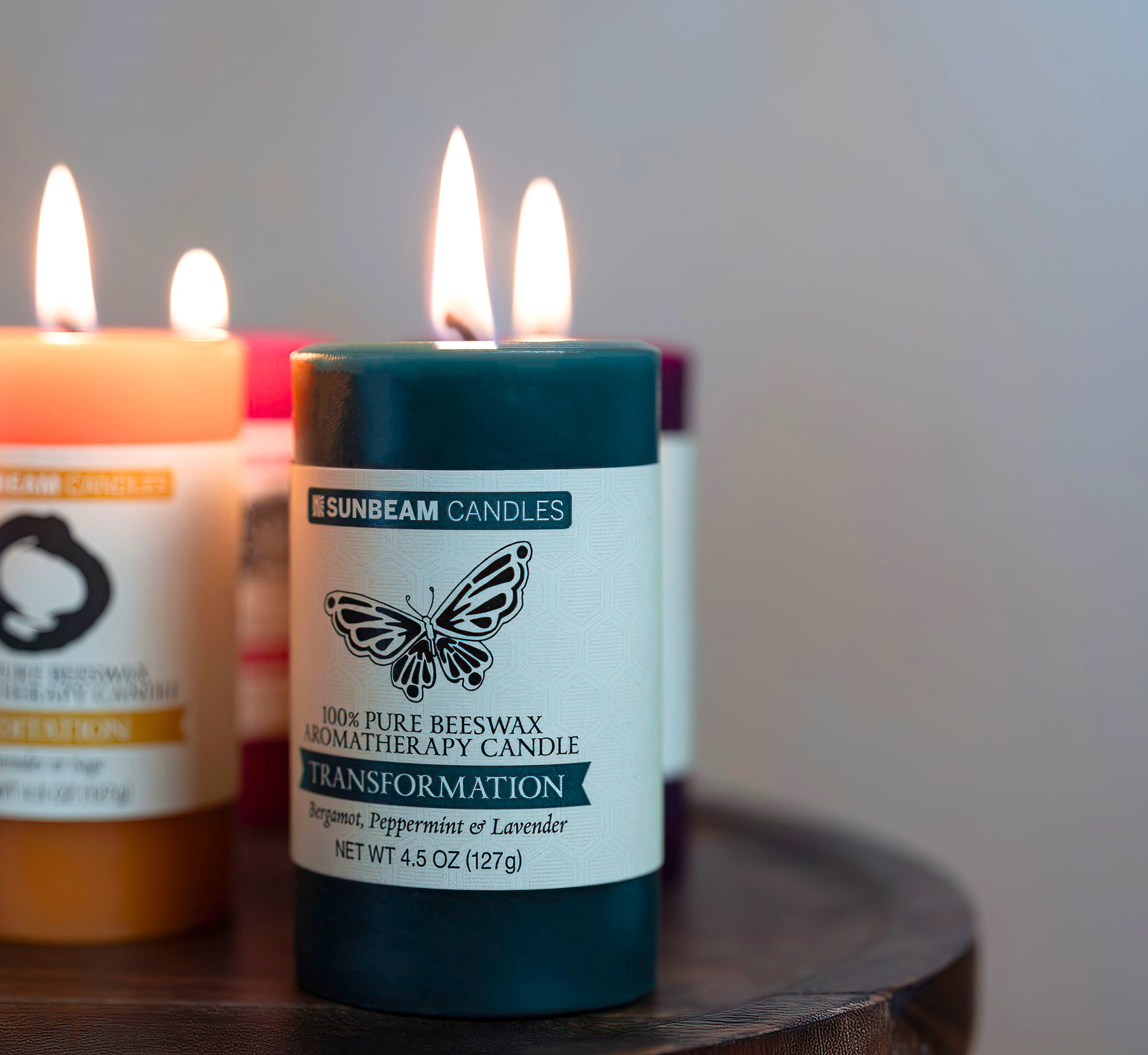 Transformation Pillars -  (Peppermint, Bergamot & Lavender)